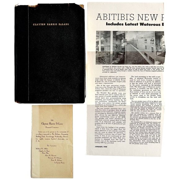 Hon Clayton Harris Delano Memorial 1939 RARE 1/50 Signed & Photo Program PB WHBS - Picture 3 of 16